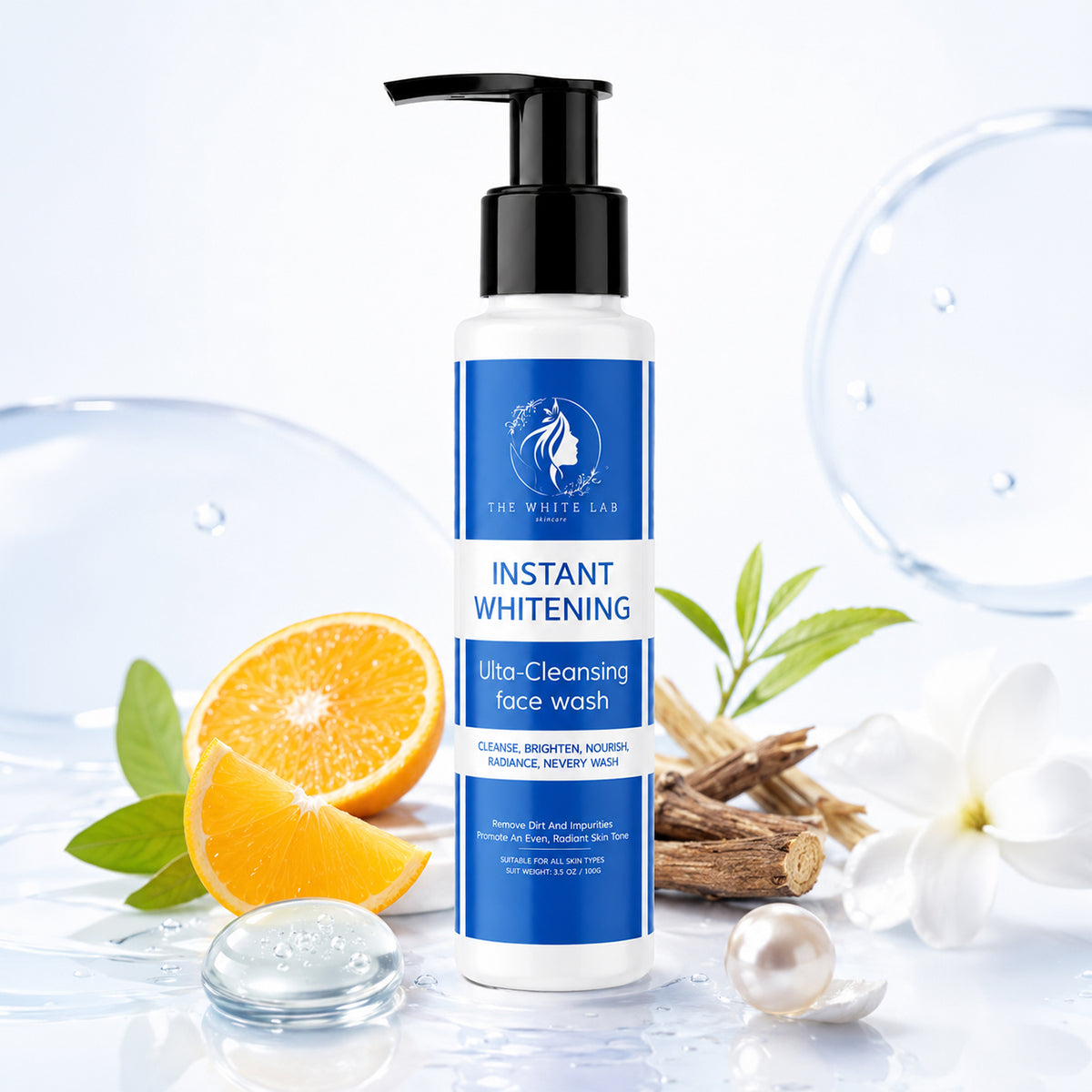 Whitening Face Wash for Brightening and Dark Spot Control