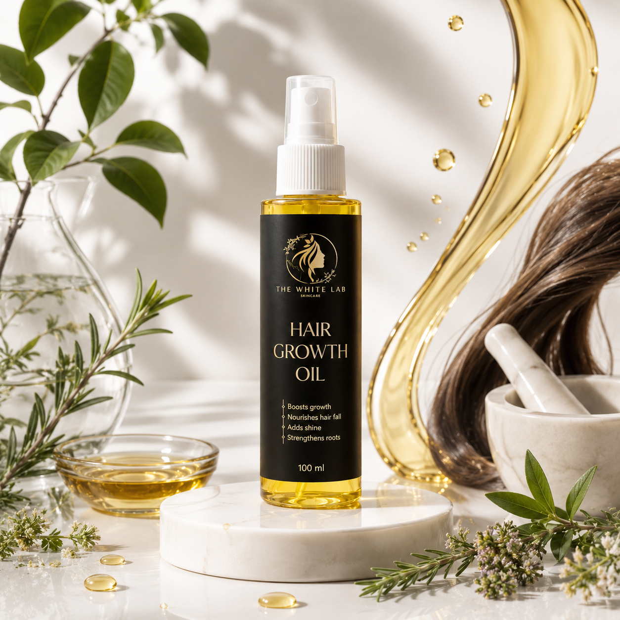 Hair Growth Oil – The White Lab