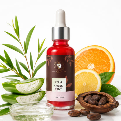 Lip and Cheek Tint for a Natural Flush and Long-lasting Color