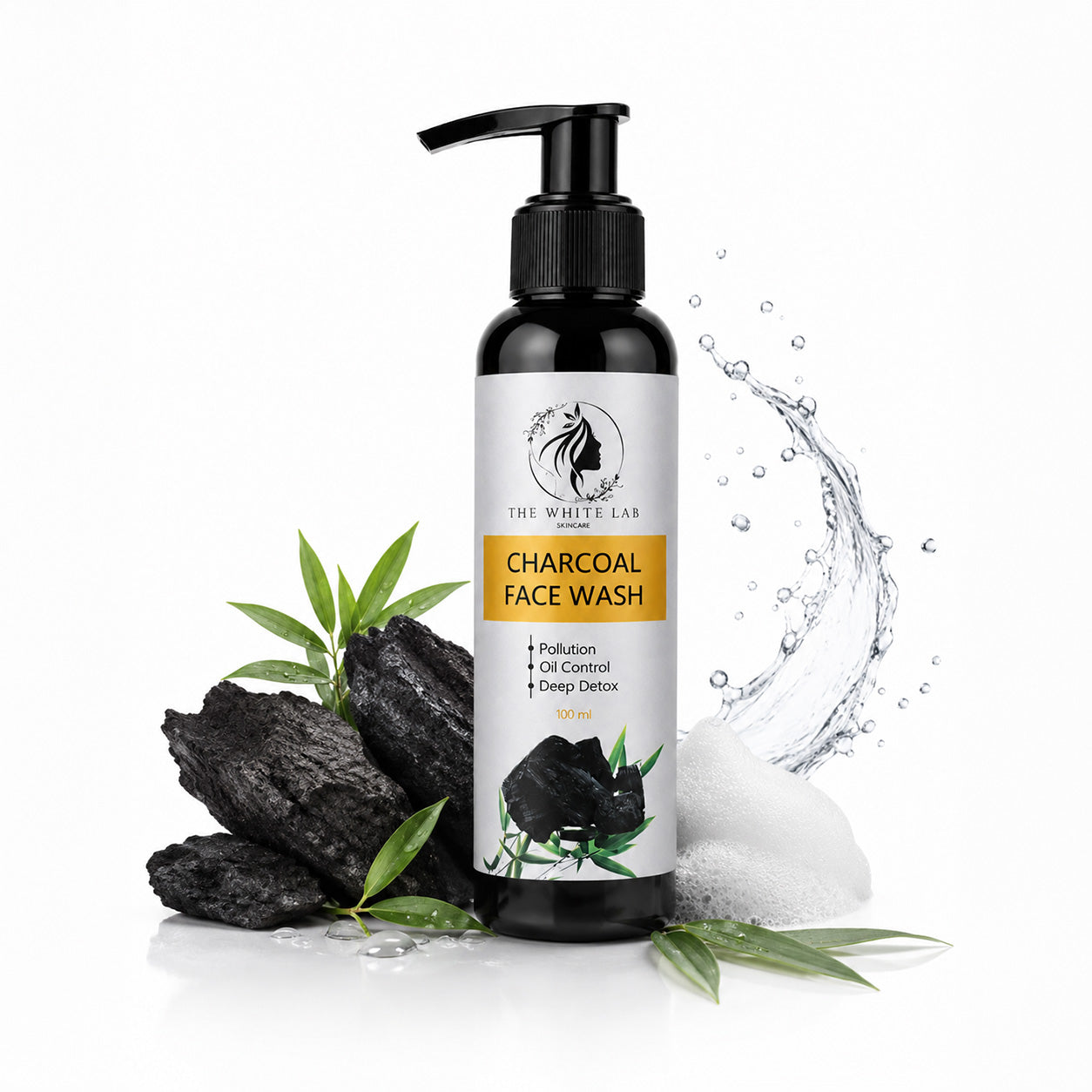 Charcoal Face Wash for Deep Cleansing and Oil Control