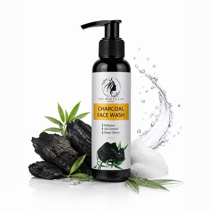 Charcoal Face Wash for Deep Cleansing and Oil Control