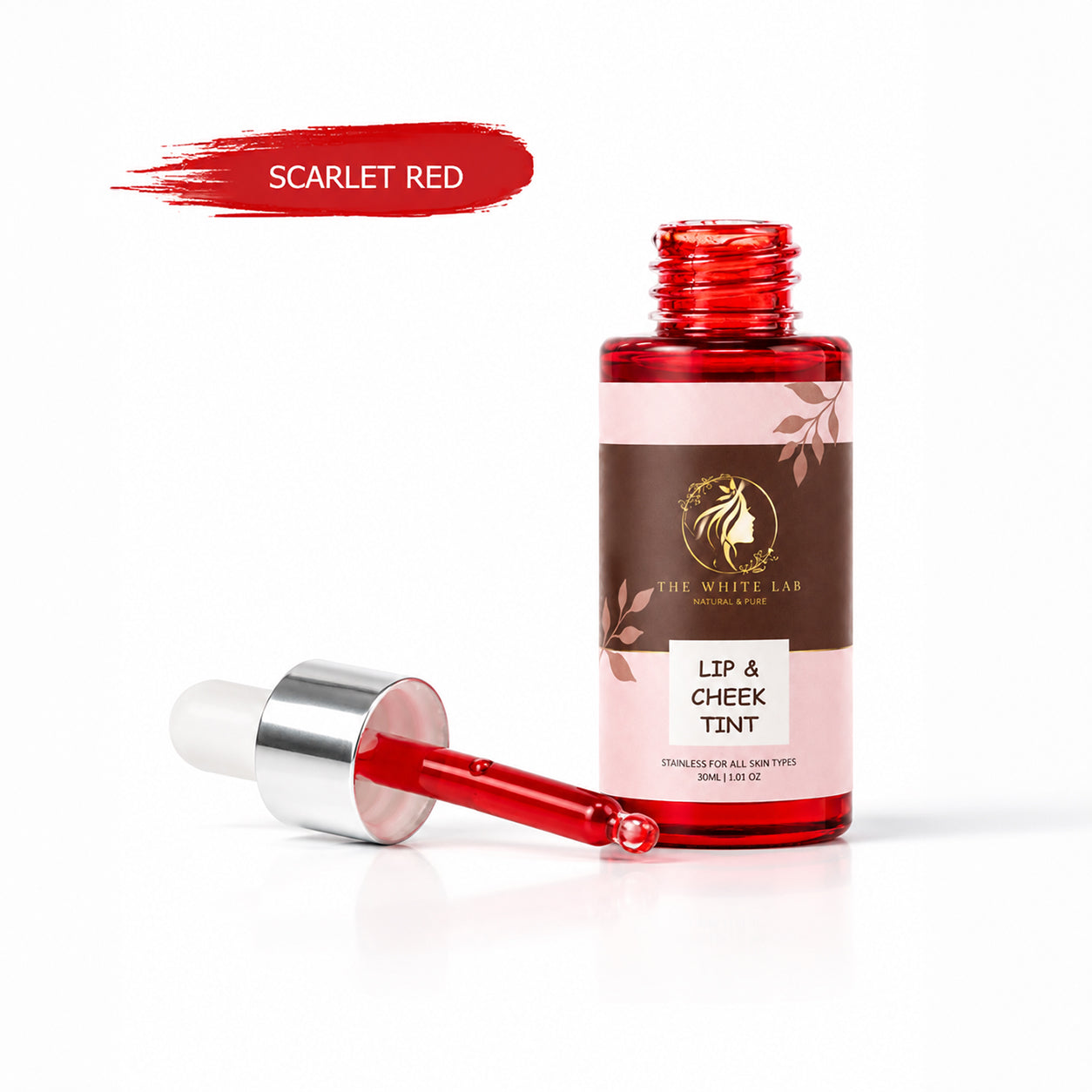 Lip and Cheek Tint for a Natural Flush and Long-lasting Color