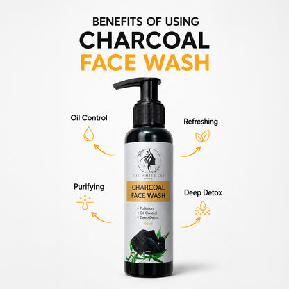Charcoal Face Wash for Deep Cleansing and Oil Control