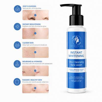 Whitening Face Wash for Brightening and Dark Spot Control