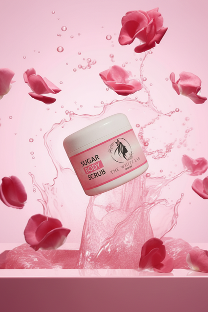 Premium Body Scrub on a clean white background for smooth and refreshed skin
