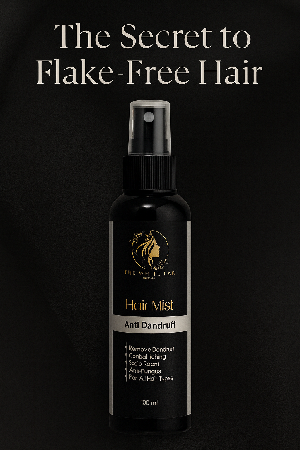 Anti Dandruff Hair Mist - Nourishing Scalp Treatment for Flake-Free Hair