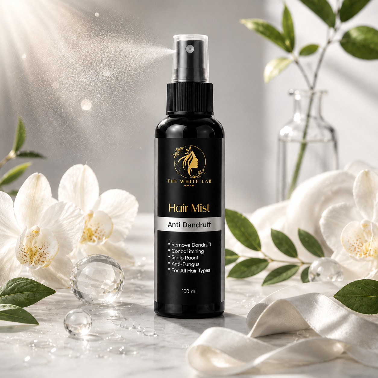 Anti Dandruff Hair Mist - Nourishing Scalp Treatment for Flake-Free Hair