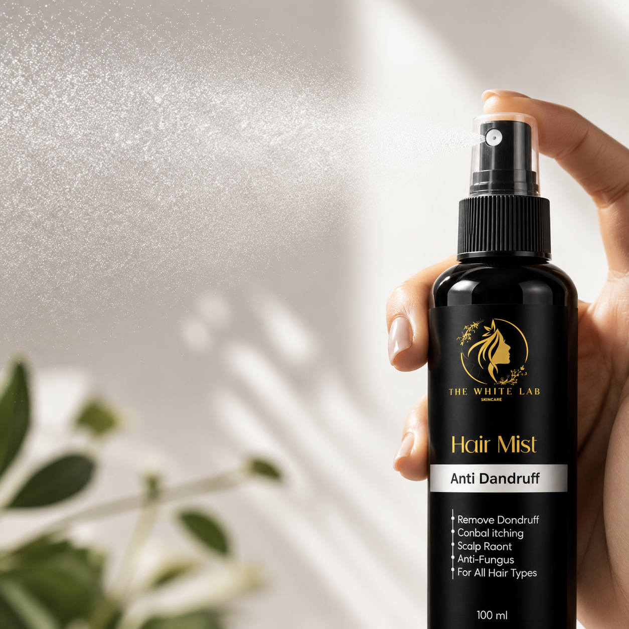 Anti Dandruff Hair Mist - Nourishing Scalp Treatment for Flake-Free Hair
