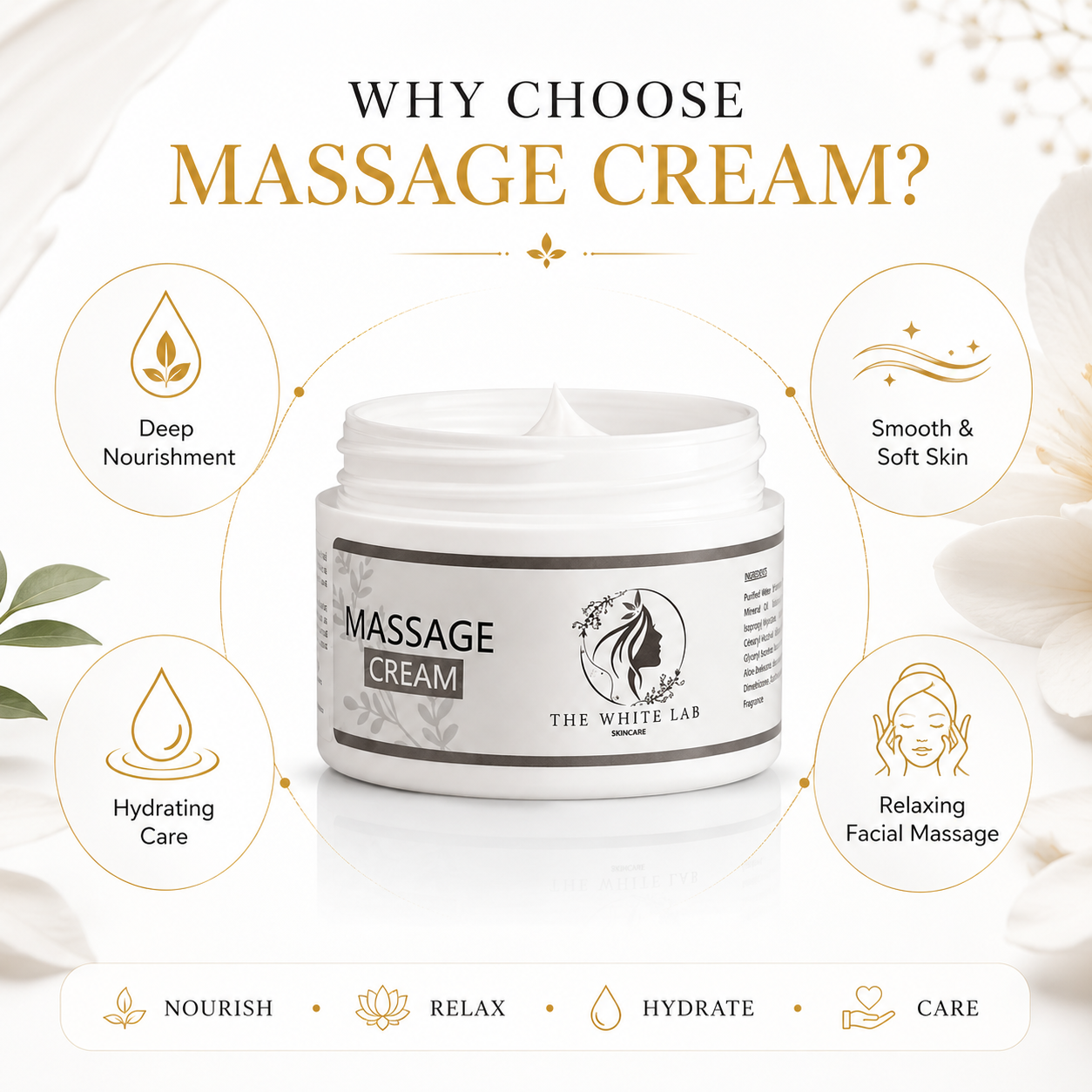 Massage Cream – The White Lab