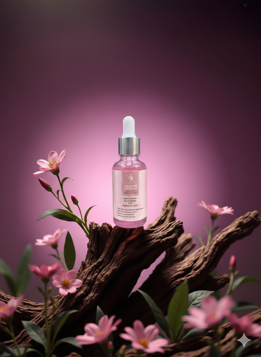 Premium Brightening Serum used in a daily skincare routine for radiant, hydrated, and healthy-looking skin