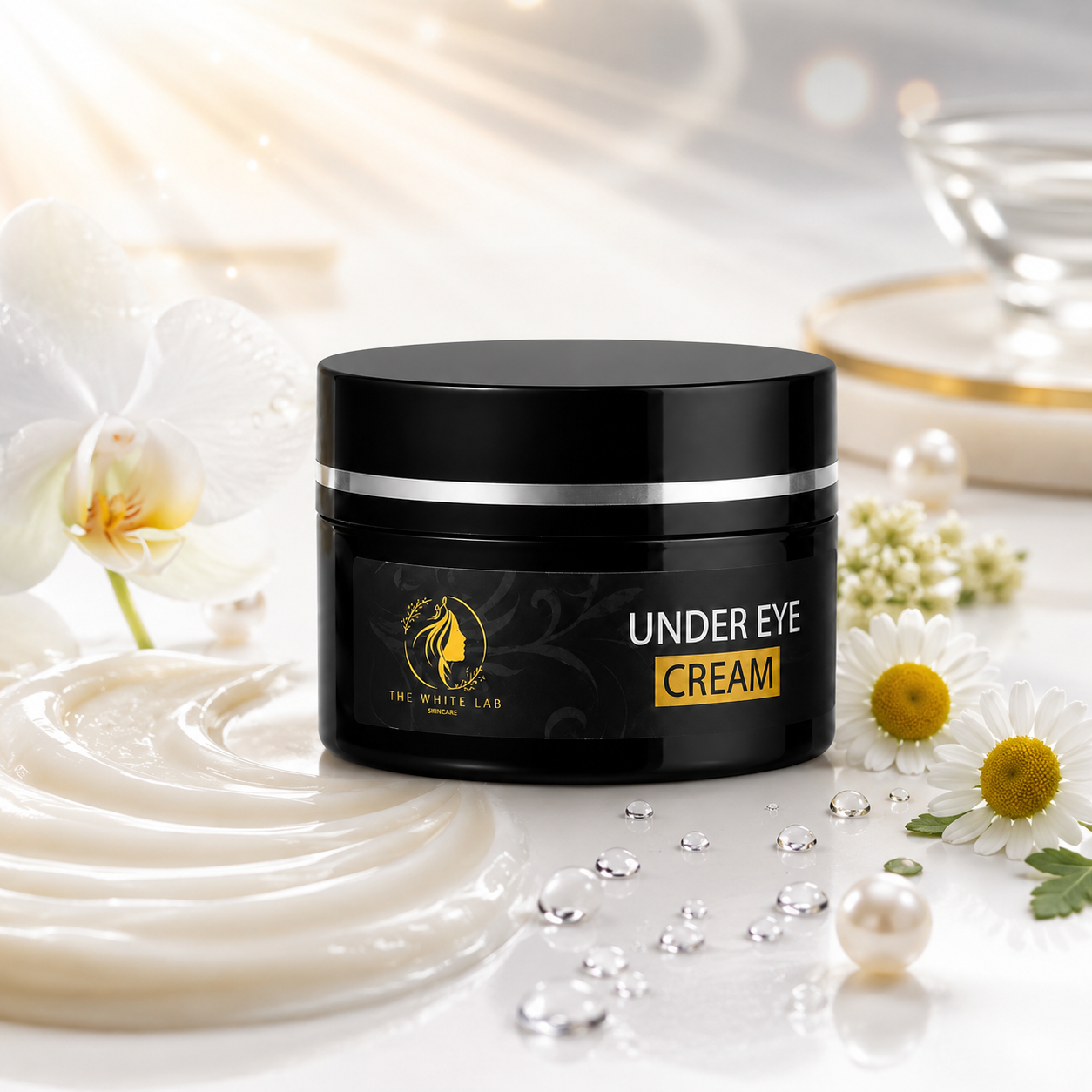 Under Eye Cream by The White Lab for Dark Circles and Puffiness