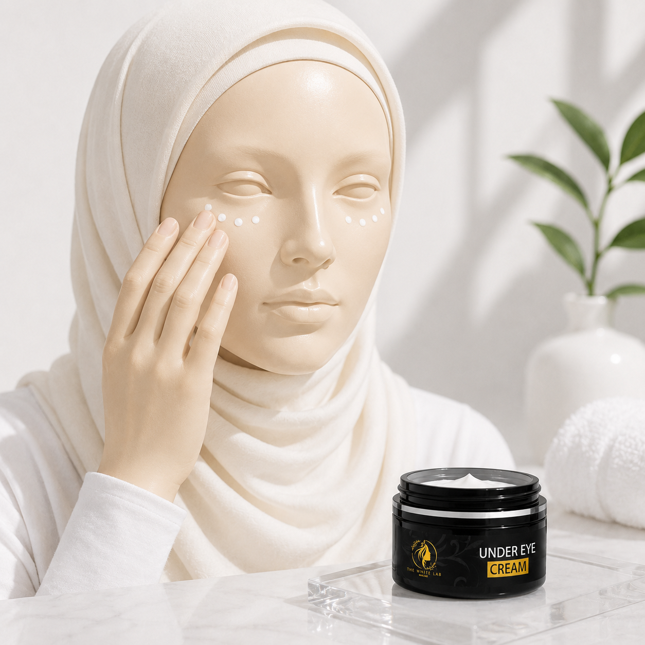 Under Eye Cream by The White Lab for Dark Circles and Puffiness