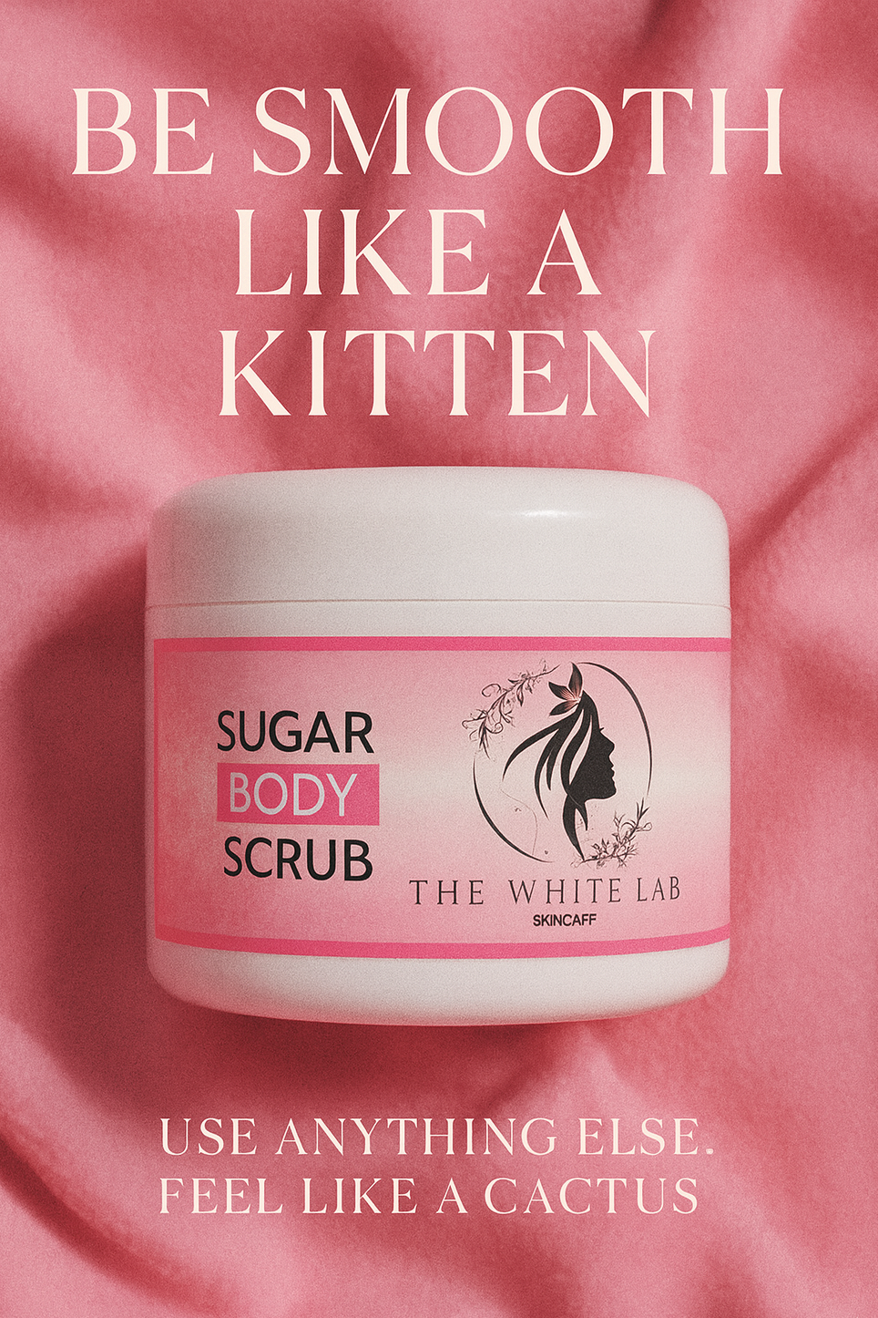 Premium Body Scrub on a clean white background for smooth and refreshed skin
