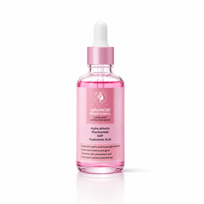 Premium Brightening Serum on a clean white background for radiant, even-looking, and healthy-looking skin