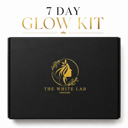 Premium Glow Kit skincare set featuring complete daily skincare essentials on a white background
