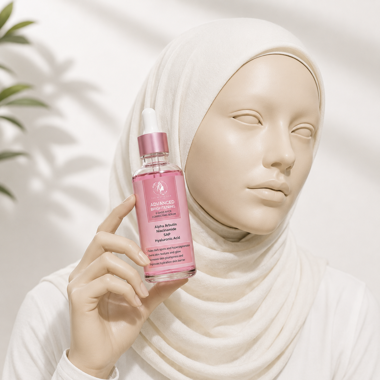Premium Brightening Serum used in a daily skincare routine for radiant, hydrated, and even-looking skin