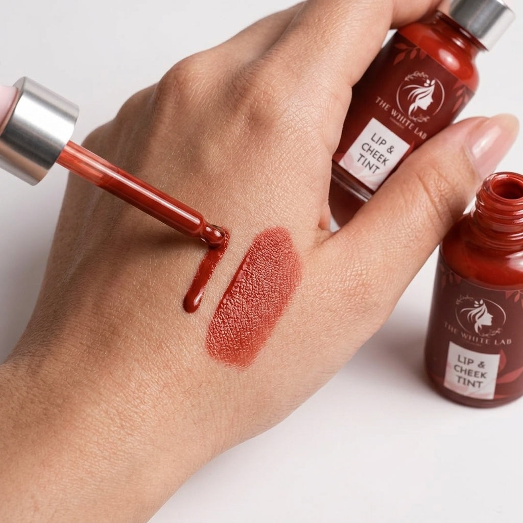 Lip and Cheek Tint for a Natural Flush and Long-lasting Color