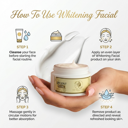 Urgent Facial – The White Lab | Instant Glow & Deep Cleansing Facial Kit