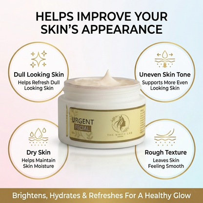 Urgent Facial – The White Lab | Instant Glow & Deep Cleansing Facial Kit
